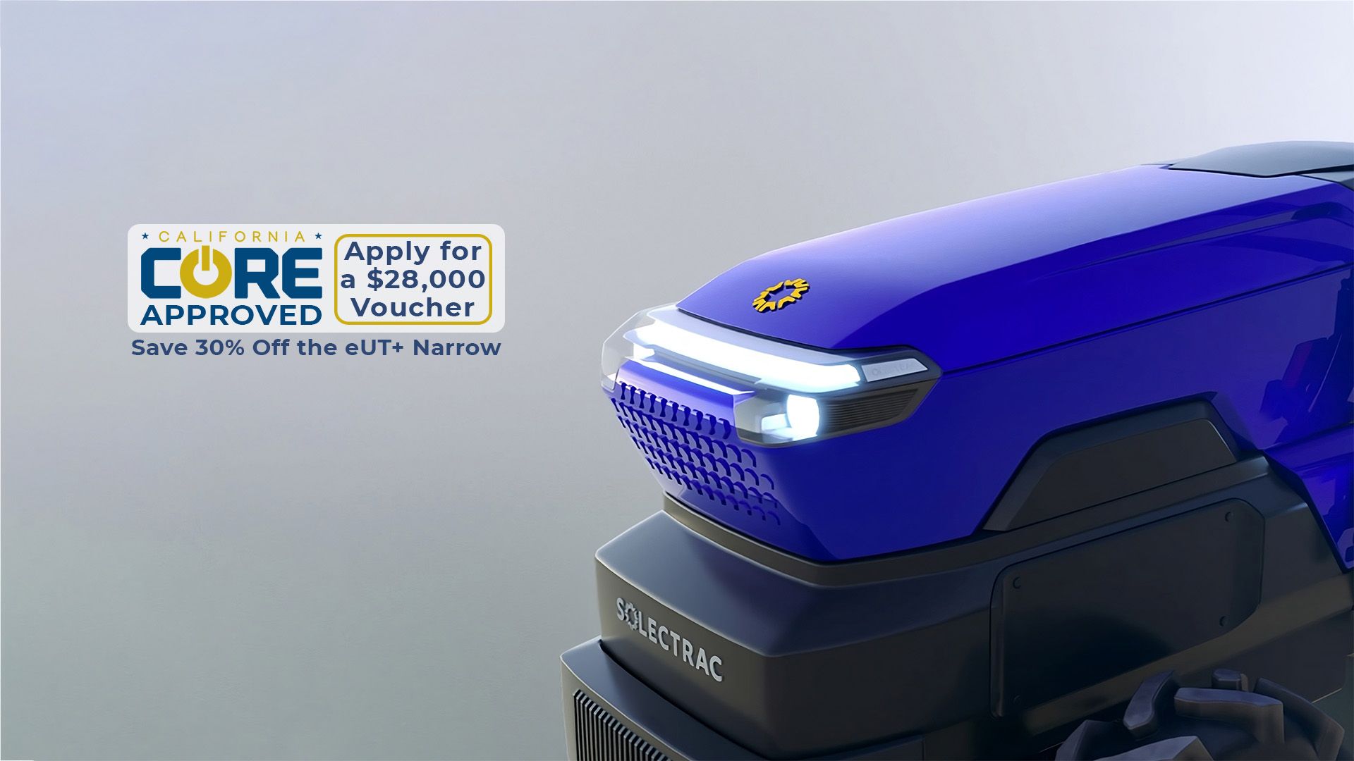 eUT+ Narrow-electric-tractor-California-CORE